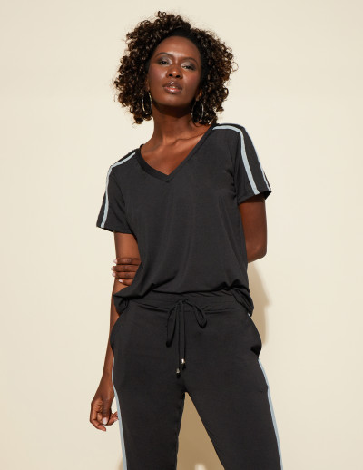 Conjunto Laura liso Preto
