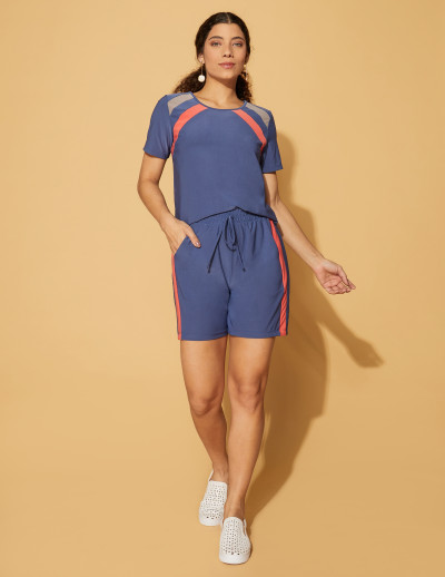 Conjunto Alice Liso Azul