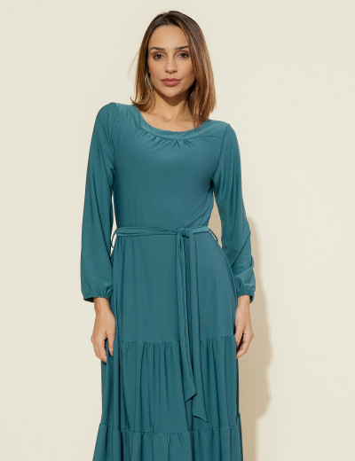 Vestido Elaine Liso Menta