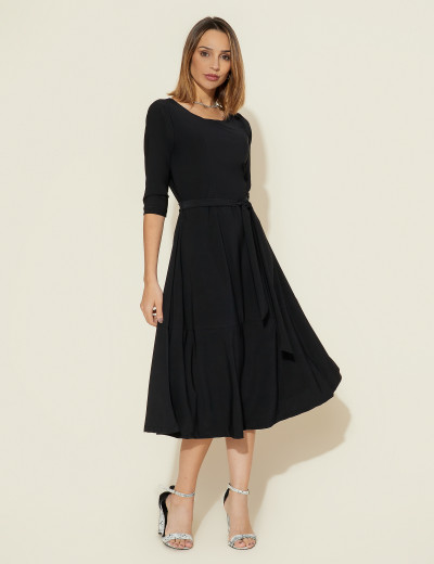 Vestido Denise Liso Preto