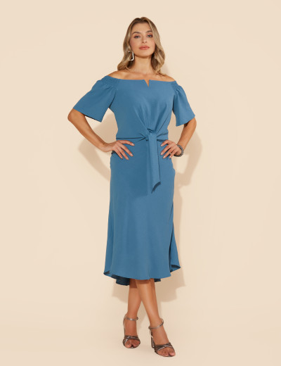 Conjunto Cinthia Liso Azul