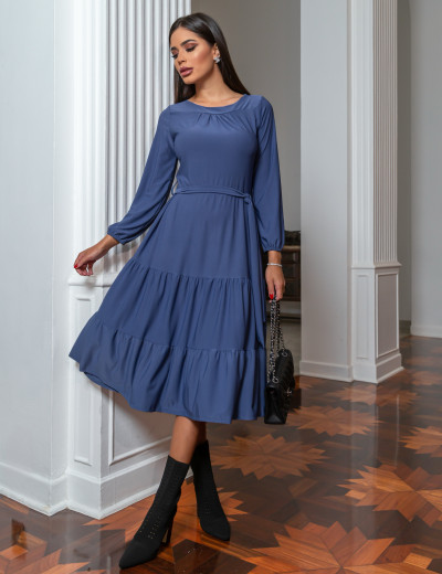 Vestido Elaine Liso Serenity