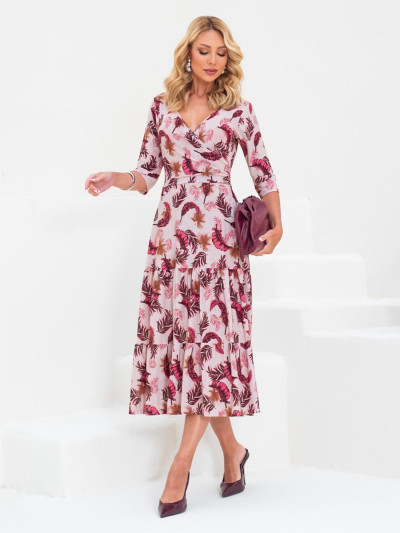 Vestido Juliana Primavera Rosa