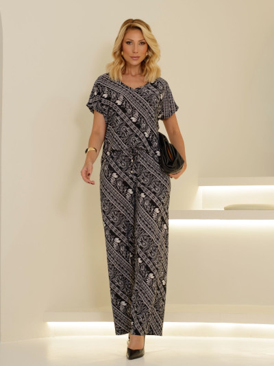 Conjunto Creusa Arabesco Preto