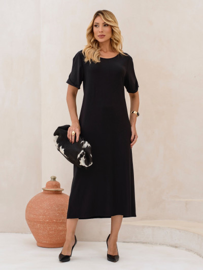 Vestido Sarah Liso Preto