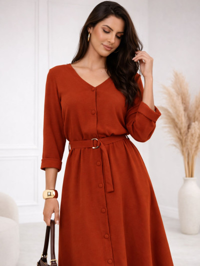 Chemise Isla Liso Terracota