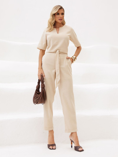 Conjunto Renata Linho Areia