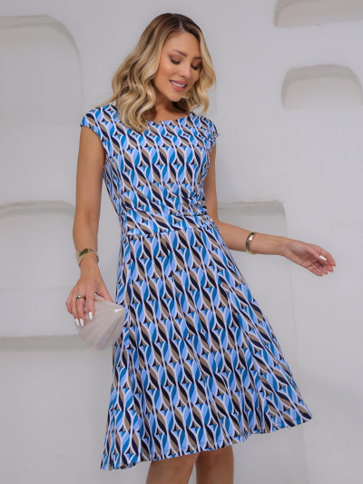 Vestido Kate Trançado Azul