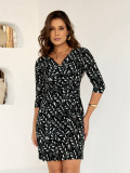Vestido Helena Delicadeza Preto
