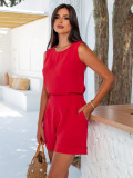 Conjunto Yasmin Liso Vermelho