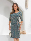 Vestido Márcia Zig Petróleo 