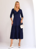 Vestido Juliana Liso Marinho
