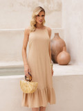 Vestido Mayra Liso Natural