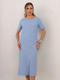Vestido Marisa Linho Azul