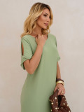 Vestido Sarah Liso Verde