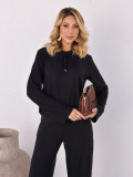 Conjunto Ariane Suede Preto