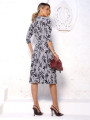 Vestido Stella Folhagem Preto 