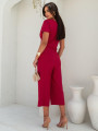 Macacão Bruna Liso Vermelho