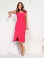 Vestido Penelope Liso Pink