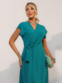 Vestido Clarissa Liso Verde