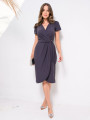 Vestido Ingrid Liso Chumbo