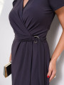 Vestido Ingrid Liso Chumbo