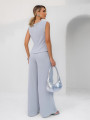 Conjunto Rachel Liso Cinza
