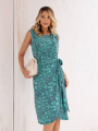 Vestido Érica Floral Verde