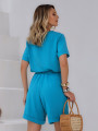 Conjunto Giulia Liso Turquesa