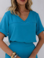Conjunto Giulia Liso Turquesa