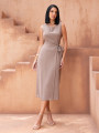 Vestido Salete Liso Capuccino