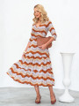 Vestido Juliana Texturizado Caramelo