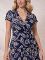Vestido Vera Folha Marinho