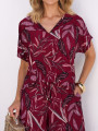 Conjunto Flaviane Folhagem Cabernet