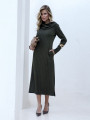 Vestido Catarina Texturizado Verde