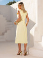 Vestido Eliana Liso Butter