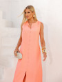 Vestido Eliana Liso Salmon