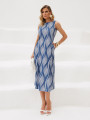 Vestido Astrid Ondular Azul