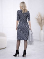 Vestido Leda Arabesco Preto