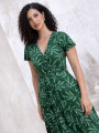 Vestido Vera Folhagem Verde