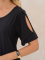Vestido Sarah Liso Preto