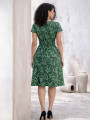 Vestido Vera Folhagem Verde