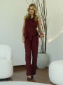 Conjunto Natalie Risca Giz Cabernet