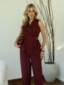 Conjunto Natalie Risca Giz Cabernet