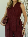 Conjunto Natalie Risca Giz Cabernet