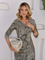 Vestido Valentina Pachwork Verde