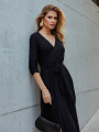 Vestido Mariele Liso Preto