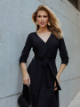 Vestido Mariele Liso Preto