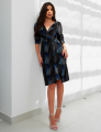 Vestido Valentina Riscado Preto