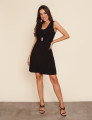 Vestido Lindalva Liso Preto
